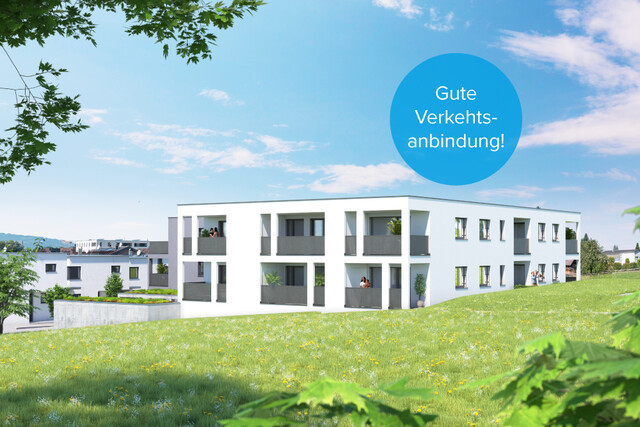 Wohnen mit Komfort – helle 3-Zimmer-Wohnung mit Terrasse