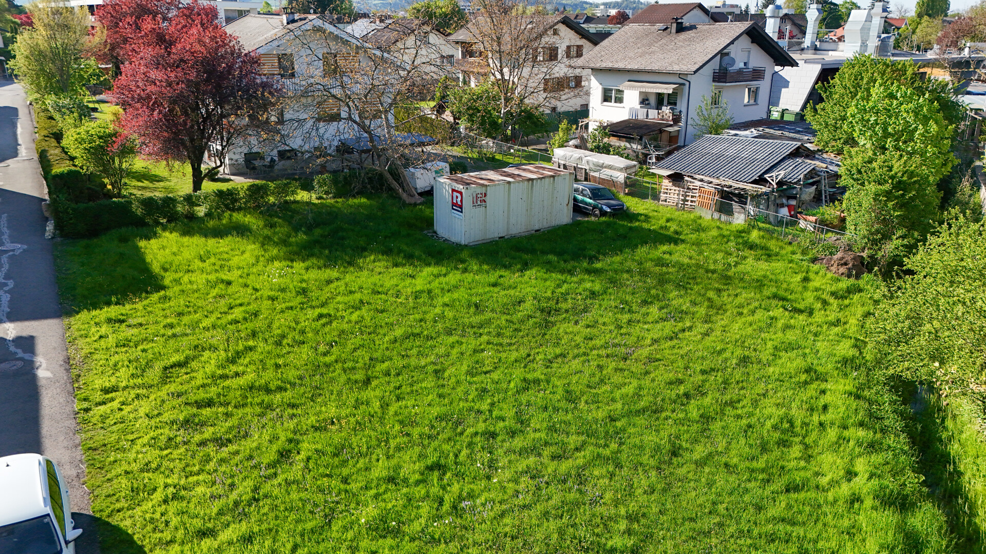 Sonniges Baugrundstück mit 826 m² in begehrter Lage von Lustenau