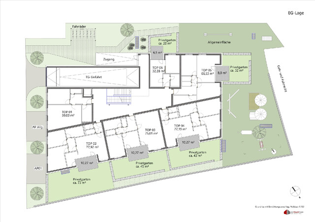 HEIMRIED 5: Moderne Architektur: 3-Zimmerwohnung mit Balkon, PROVISIONSFREI