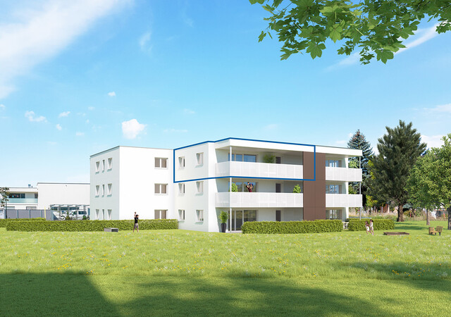 3-Zi-Dachgeschosswohnung mit großzügigem Wohnbereich