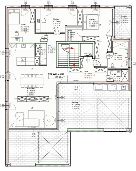 Neubau: Exklusives Wohnen am Bodensee – Luxuriöses Penthouse mit 160 m² Wohnfläche und zwei Terrassen