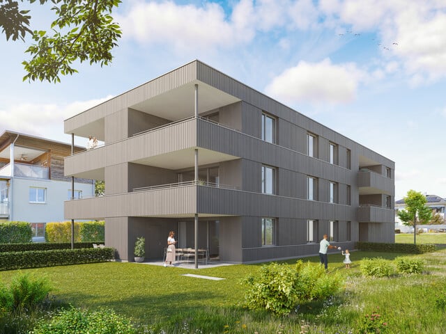 Entspannt wohnen, modern leben. 3-Zimmer-Terrassenwohnung W03