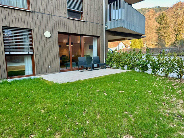 Moderne, helle 2 Zimmer Gartenwohnung, bezugsfertig in sonniger, ruhiger Lage in Dornbirn