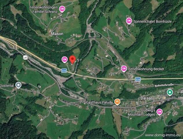 Charmante 3 Zimmer Ferienwohnung mit großzügigem Außenbereich in Dalaas