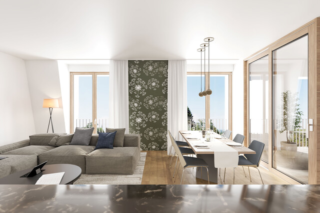 Dornbirn, Oberdorf -  sonnige 3- oder 4-Zimmer-Wohnung im 2. Geschoss mit westeitiger Terrasse