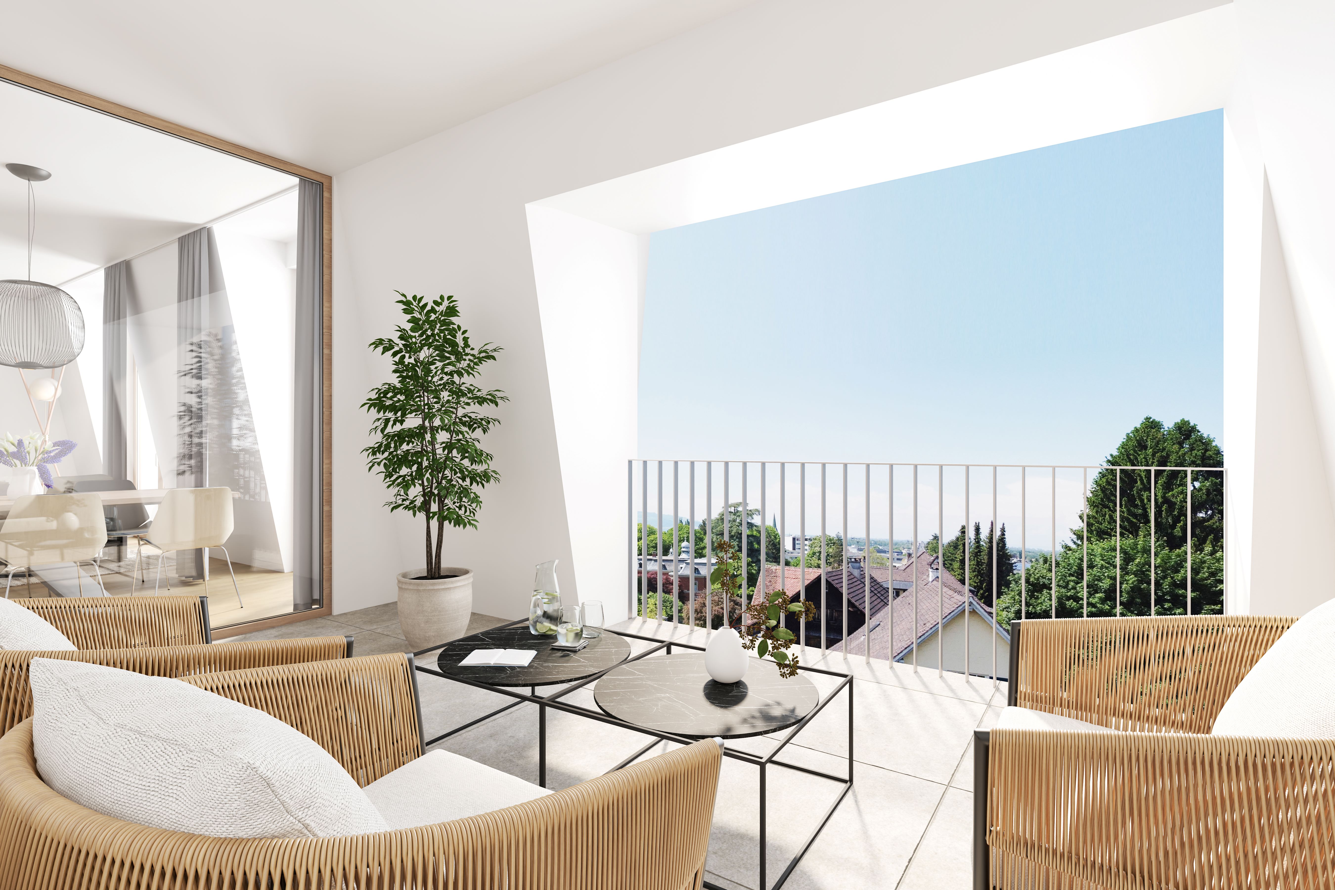 Dornbirn, Oberdorf -  sonnige 3- oder 4-Zimmer-Wohnung im 2. Geschoss mit westeitiger Terrasse