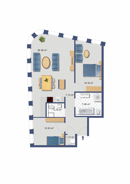 Exklusives Wohnen am See - Hochwertige 3-Zimmerwohnung mit traumhafter Aussicht