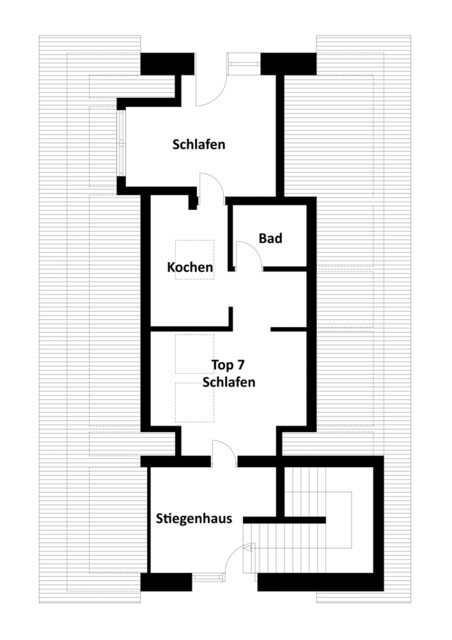 Rohbau: Mitarbeiterhaus mit 7 Wohneinheiten in Braz