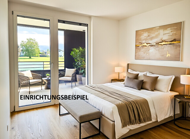 Traumhafte, neue 2-Zimmer-Wohnung im Grünen mit großer Süd-Ost-Terrasse