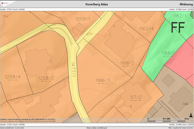 Sonniges Baugrundstück mit Vision in Feldkirch - Tosters