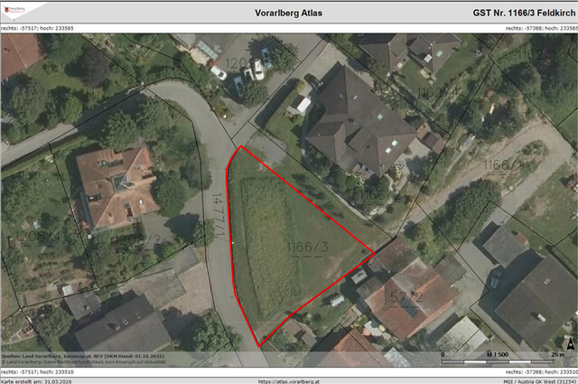 Sonniges Baugrundstück mit Vision in Feldkirch - Tosters