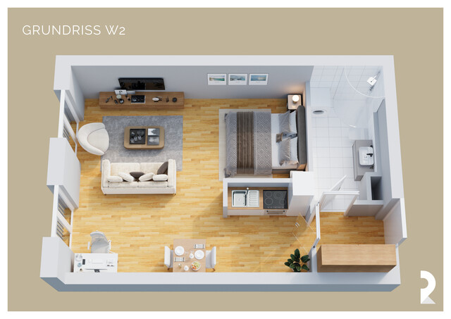 CHARMANTE 1-ZIMMER-WOHNUNG MIT GARAGENPLATZ IN DORNBIRN