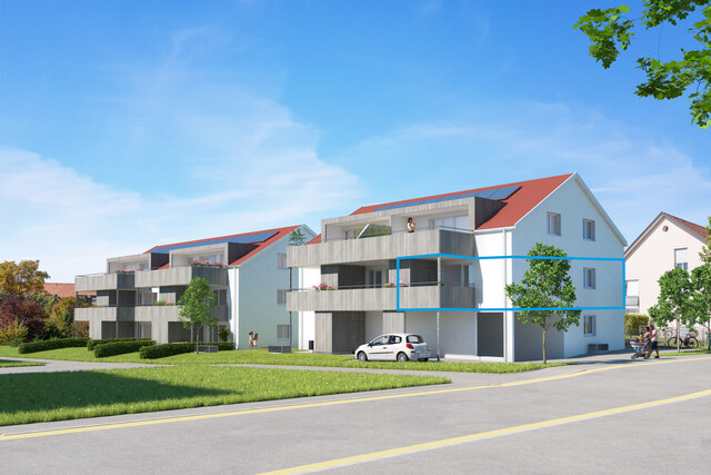 Rasch beziehbar: Schöne 2-Zi-Wohnung mit Balkon