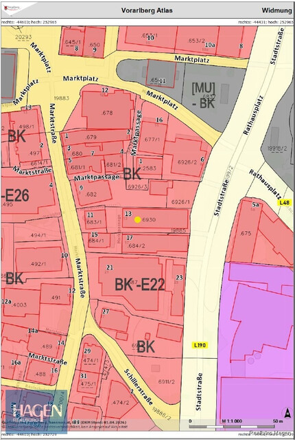 Repräsentativer Gewerbestandort im Herzen von Dornbirn – 346 m² Büro- & Praxisfläche