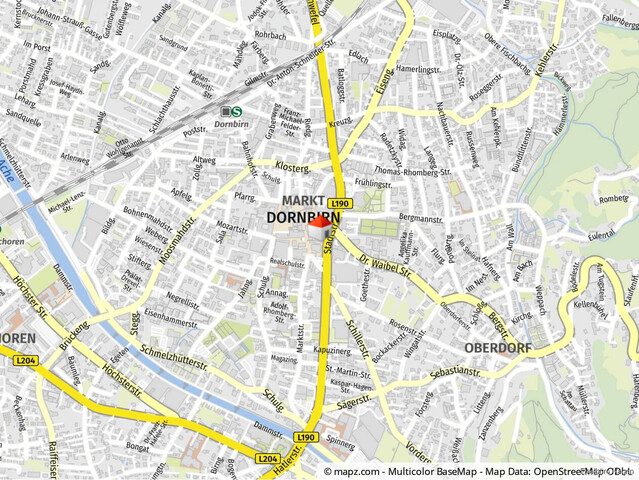 Repräsentativer Gewerbestandort im Herzen von Dornbirn – 346 m² Büro- & Praxisfläche