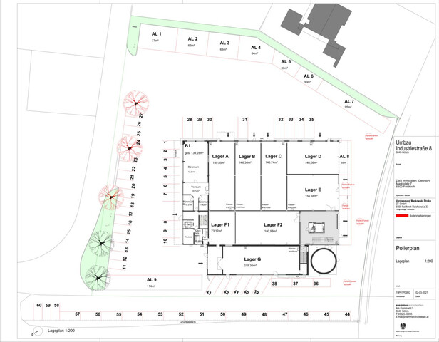 Kleine Büroflächen in Götzis von 13 - 35 m² zu MIETEN