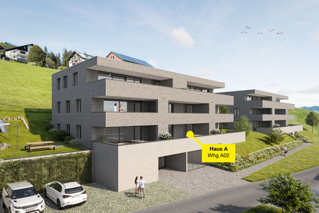 3-Zimmer Terrassenwohnung | A02