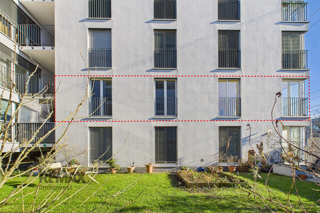 Mitten drin & lichtdurchflutet: Helle 3-Zimmer-Wohnung mit Wintergarten