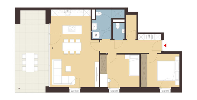 3-Zimmerwohnung mit Garten | B02