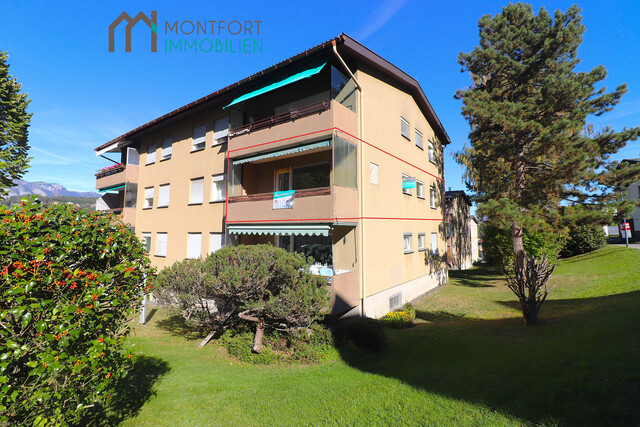 Helle 3-Zimmer-Wohnung mit großzügigem Balkon in Feldkirch-Tisis – ideal für Starter und Grenzgänger!