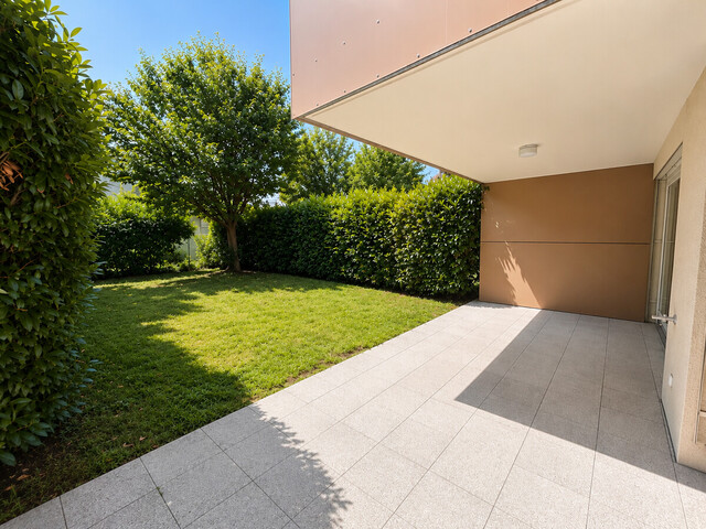 Lustenau: Charmante 2-Zimmer-Gartenwohnung mit großer Sonnenterrasse