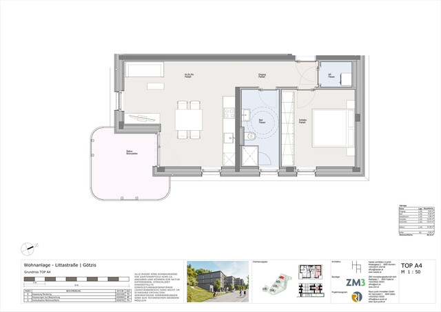 2-Zimmer-Terrassenwohnung in Götzis - Top A4