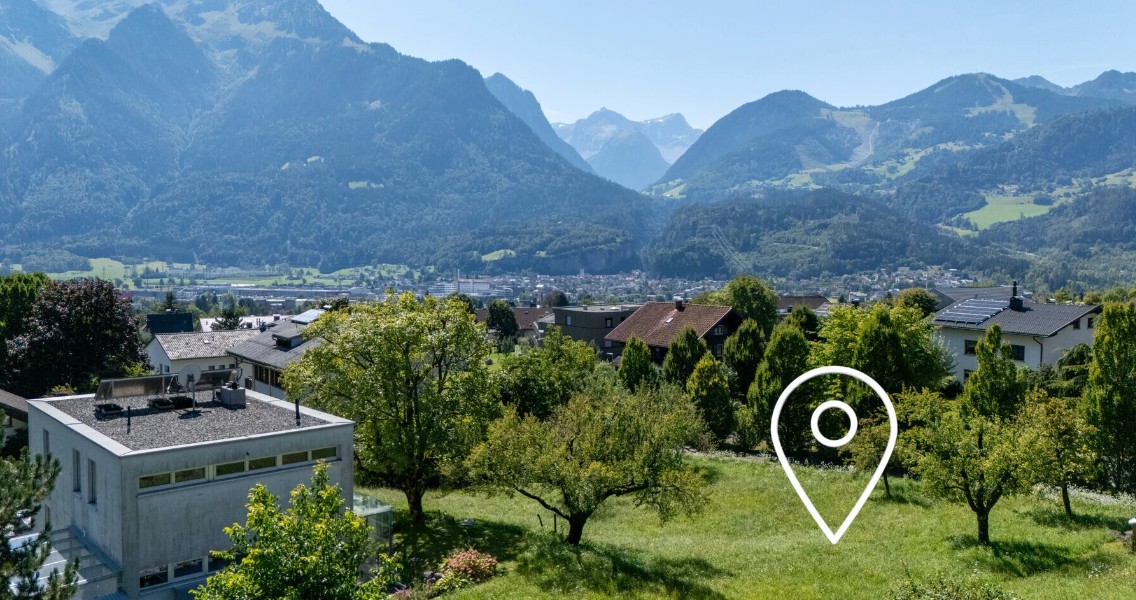 Bludenz Obdorf: Schönes Baugrundstück in leichter Hanglage