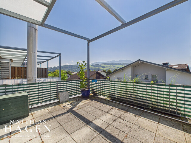 Reihenhauscharakter mit Garten und Dachterrasse