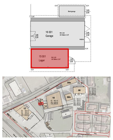 Wolfurt - Lagerfläche im EG mit ca. 21 m² (O15)