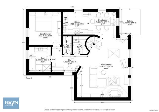 Maisonette-Wohnung in Feldkirch-Gisingen ( 4 -Zimmer)