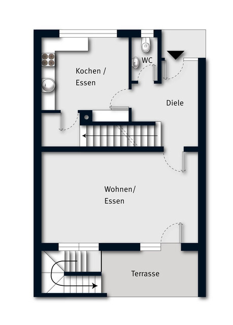 Gepflegtes Reihenhaus in Seenähe
