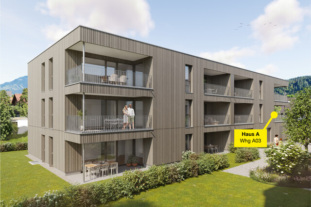 3-Zimmerwohnung mit Terrasse | A03