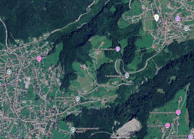 Attraktive Gartenwohnung mit Panoramablick über das Vorderland