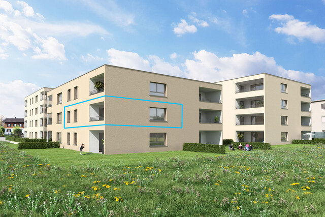 Jetzt noch hohe WBF nutzen: 4-Zi-Wohnung mit herrlicher Aussicht ins Grüne