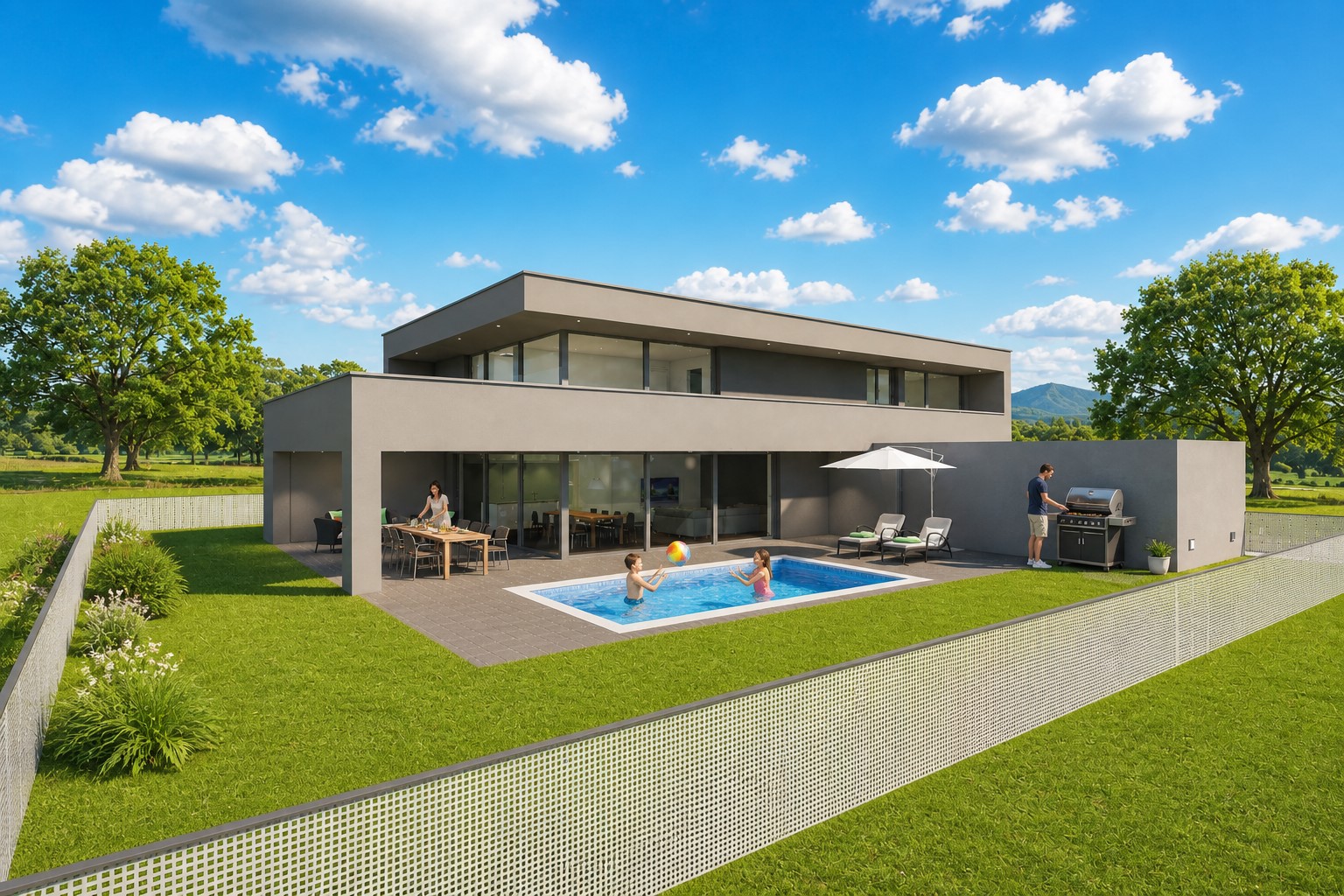 exklusives Einfamilienhaus