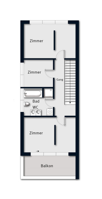 Moderne, wohnliche Doppelhaushälfte in Mäder