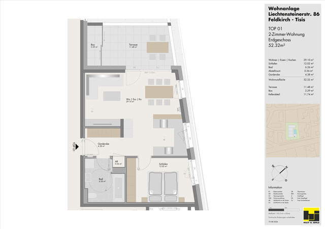 2-Zimmer-Terrassenwohnung