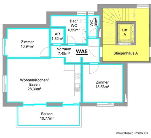 NEUBAU: Moderne 3 Zimmer Wohnung mit Weitsicht im 1.OG in Reutte! TOP 5 - provisionsfrei