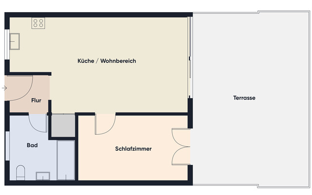 Tolle Terrassenwohnung mit Tiefgaragenplatz
