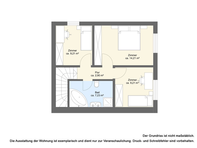 Besondere 4 Zimmer Maisonettewohnung mit Garten