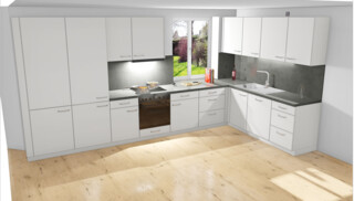 2,5 Zimmer Wohnung mit Wohnküche und Bad