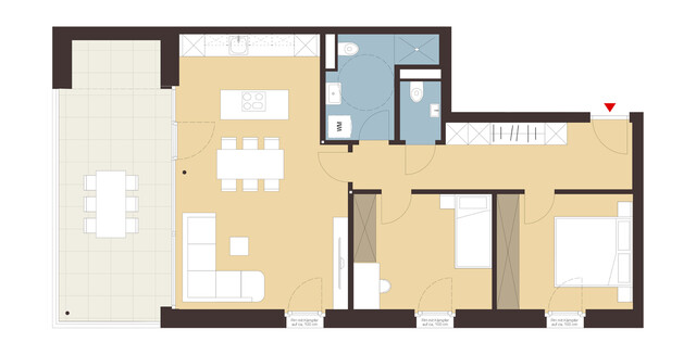 3-Zimmerwohnung mit Terrasse | C04