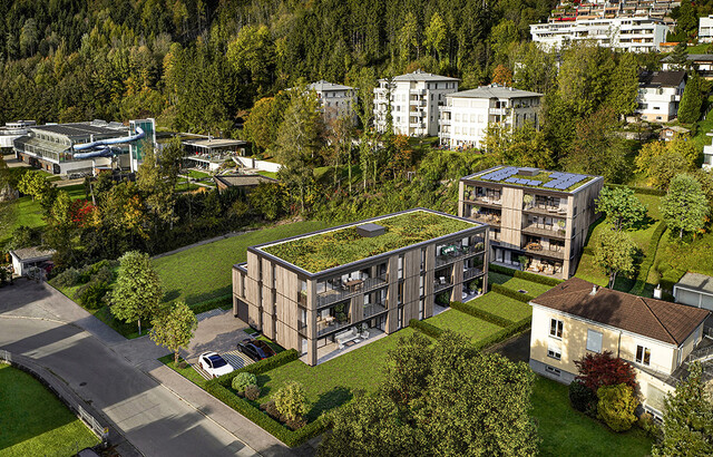 Baustart erfolgt: 2-Zimmer Terrassenwohnung, Schwimmbad ums Eck