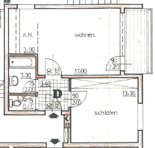 2-Zimmer-Ferienwohnung mit Balkon!