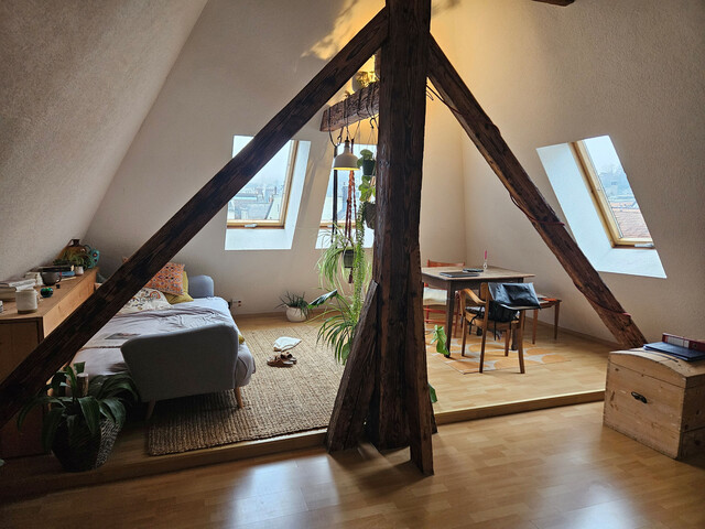 Wohnen über der Altstadt: 59 m² Ein-Raum-Wohnung - ein einmaliges Wohnerlebnis!