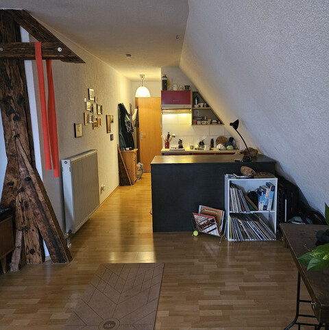 Wohnen über der Altstadt: 59 m² Ein-Raum-Wohnung - ein einmaliges Wohnerlebnis!