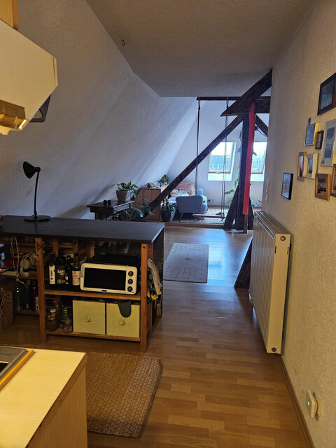 Wohnen über der Altstadt: 59 m² Ein-Raum-Wohnung - ein einmaliges Wohnerlebnis!