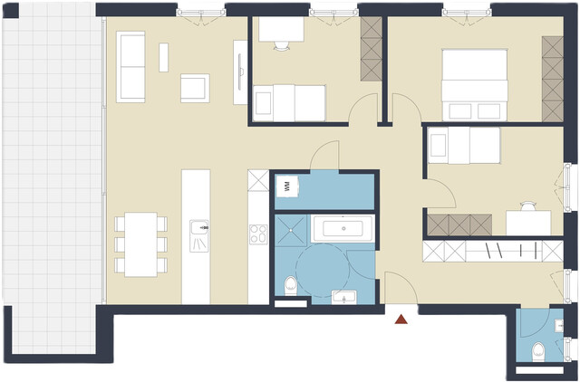 4 ZIMMER GARTEN­­WOHNUNG ZU VERKAUFEN