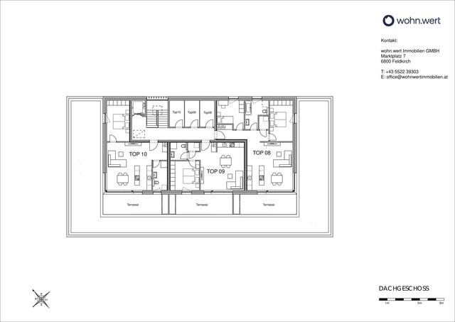 Wohnanlage "Glattenstein" - Geräumige 2-Zimmer-Dachgeschosswohnung - Top 9
