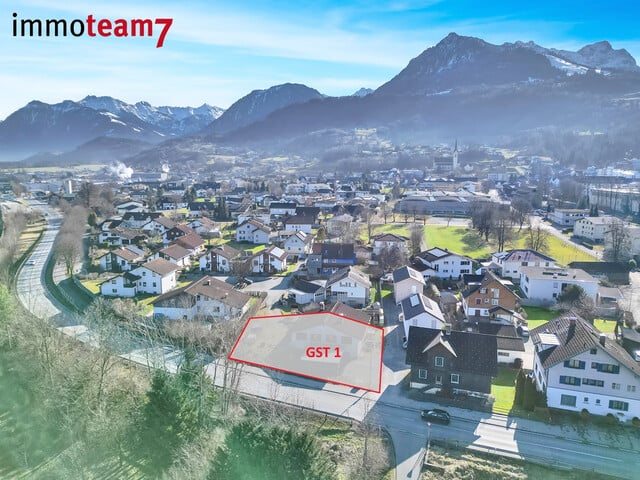 Bauen auf 456 m² in Frastanz - GST 1